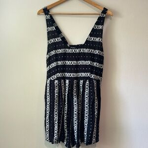 Embroidered Romper